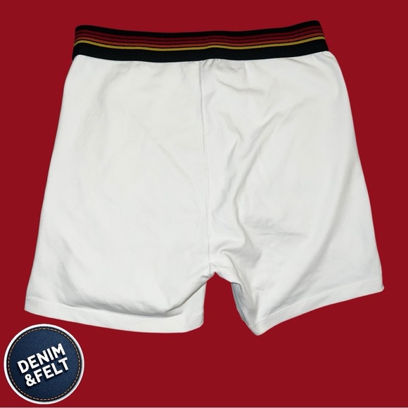 Aviator Nation 2 Piece LOGO ELASTIC KEYHOLE BRA & SHORTS SET - WHITE | EUC!♥️🌈⚡️ - Picture 6 of 16